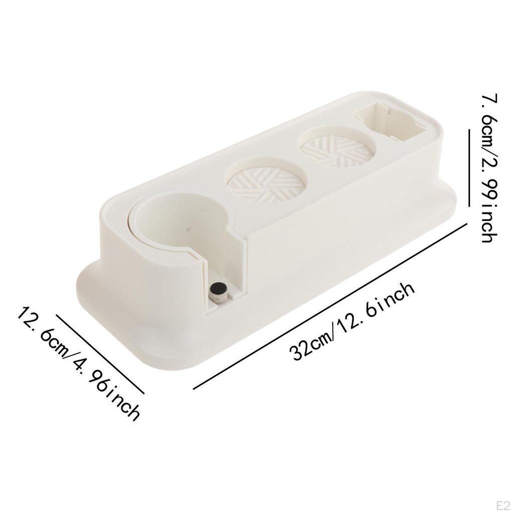 Espresso Tamping Station Fits 51/53/58mm Portafilters, Tamper and Distributor Storage Puck Screen
