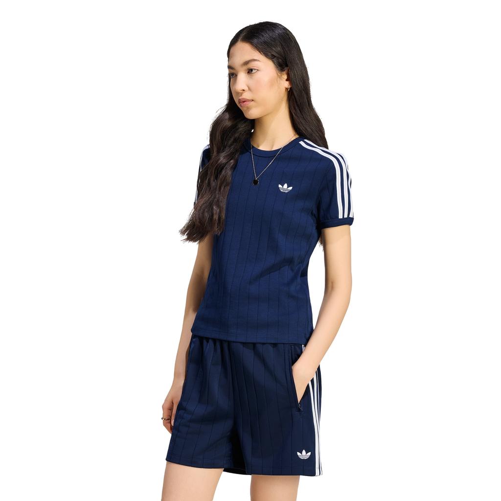Adidas Pinstripe Short Sleeve Slim Tee Ks9992