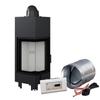 Smart Steel Fireplace KRATKI MBN Left 10 kW Ø 200 MSK
