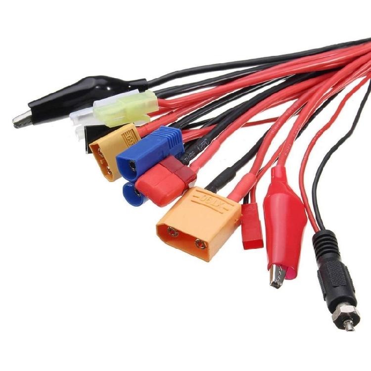 10 in 1 Battery Charging Adapters Splitters Wire Safe Charging Adapters Multiple Plugs Conversion Cable Converter