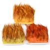 1 Meter Colorful Chicken Feather Tassel Decorated On Tape Chicken Feather With Sewing Fly Dress Lace Decoration