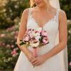 7 Heads Artificial Peony Flowers Vintage Fake Flowers Silk Flower Arrangements Wedding Bouquets Decorations Floral Table