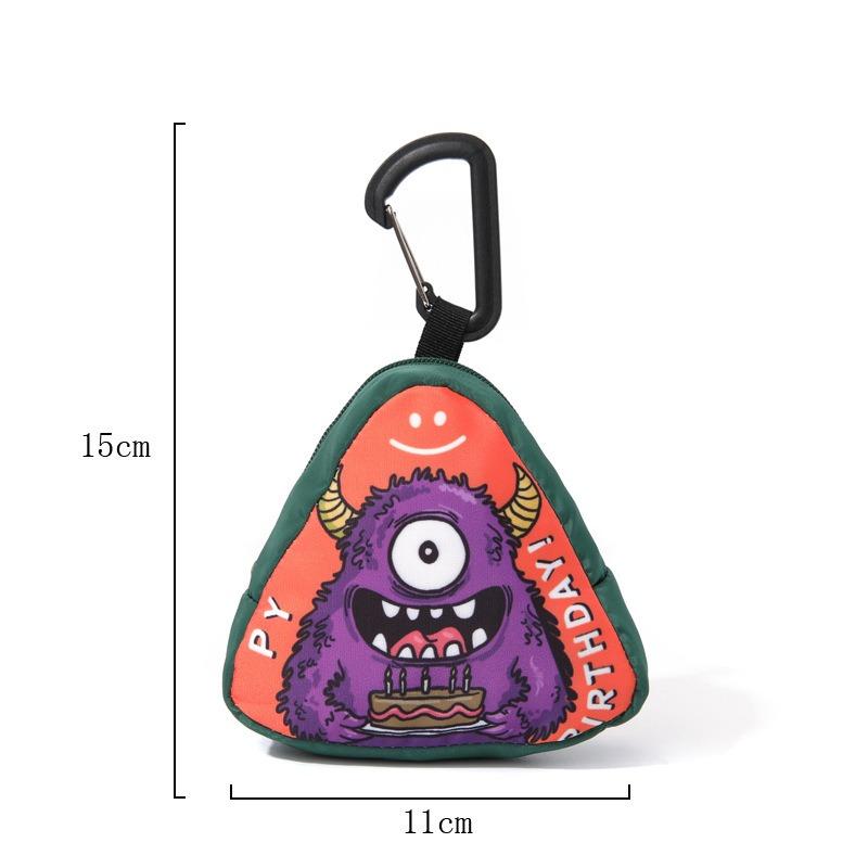 Hip-hop Hanging Bag Small Bag Trendy Creative New Change Bag Mini Shoulder Bag Key Bag Earphone Bag Triangle