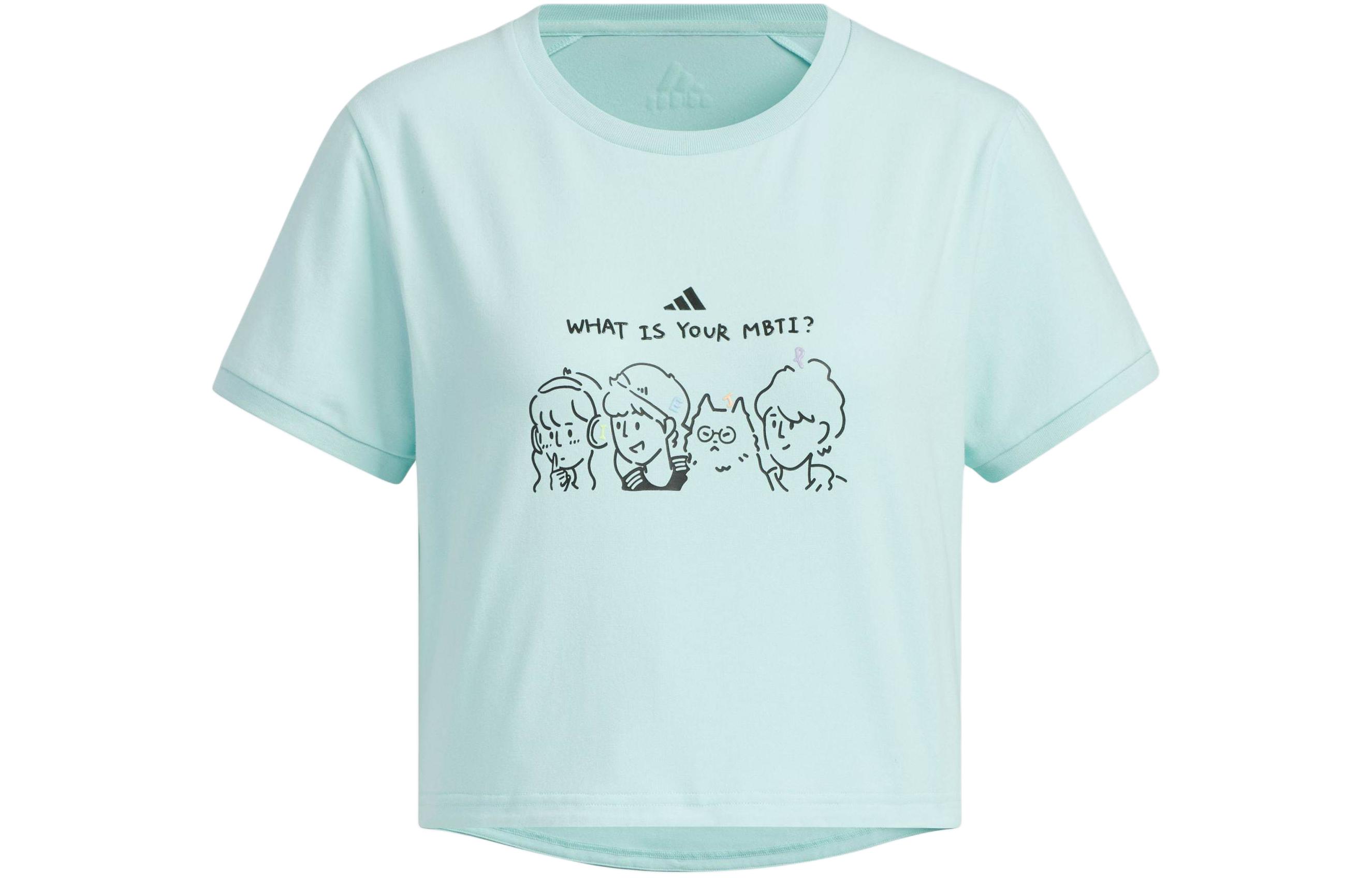 Adidas T Shirt Women s Light Cyan JN6664 XXL