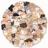 50 100Pcs Cute Cat Stickers Notebook Stationary Scrapbook Laptop Phone Guitar Kawaii Animal Decal For Kids Diy Toy