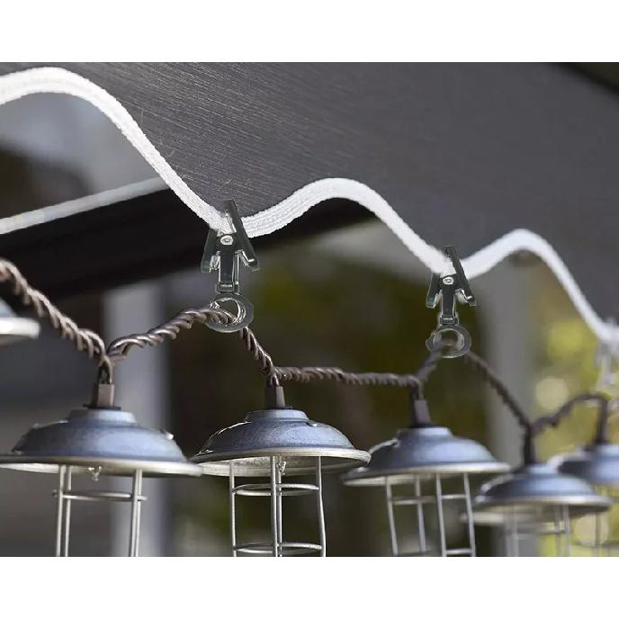 20pcs/Pack Black Plastic Klippy Clips RV Camper Trailer Hooks For Awning Lights Hang Lights Banners Accessories