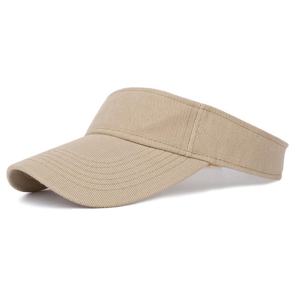 Cappello con visiera parasole per sport all'aperto, con parte superiore aperta, traspirante, regolabile, stile baseball, cappello parasole per tennis, golf, corsa
