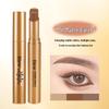 Dirw Radiance 3-Color Waterproof Eyeshadow Stick - Long-Lasting, Smudge-Proof, Earth Tones, Pearlescent Matte