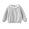 DAVE & BELLA Girls' Plush Winter Sweatshirt
