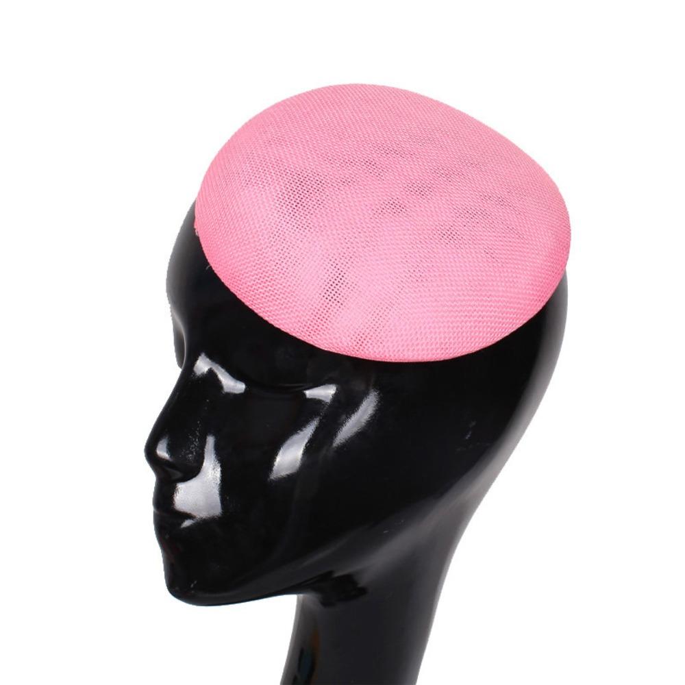 Headpiece Fascinator Base Solid Color Mesh Hat Exquisite Vintage Fascinator Hat Stage Performance