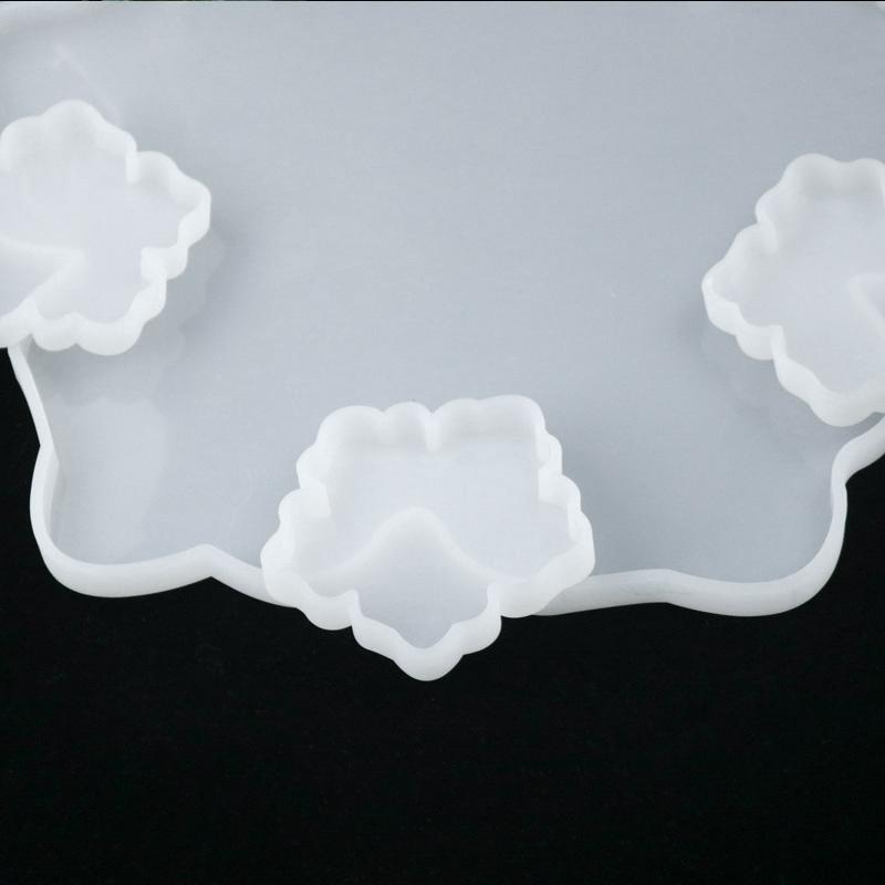 Silicone Agate Coaster Pad Casting Mold Resin Making Epoxy Mould Craft Tool DIY UND Sale