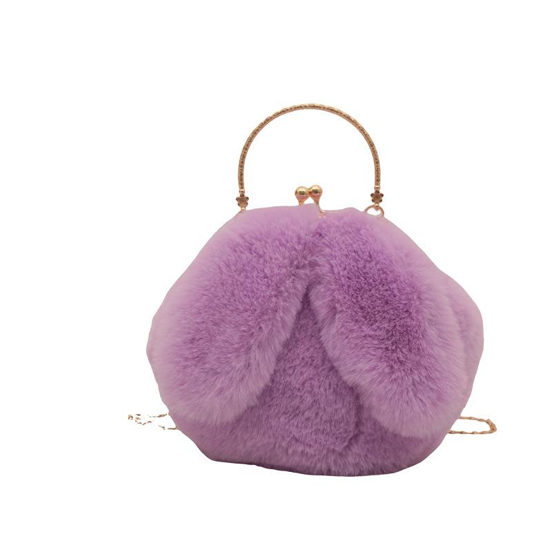 Popular Popular Plush Bag Women'S Autumn And Winter Texture Women'S Portable Plush Bag Chain Messenger Bag