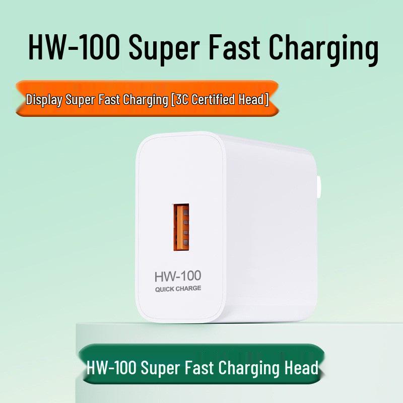 Huawei Honor 100W Charger: Type-C Super Fast Charge for P60/Mate60, 3C Certified.