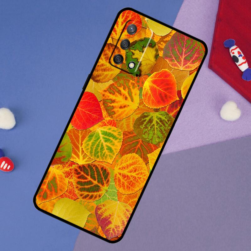 Autumn Leaves Case For Oppo A60 A80 A40 A6 A5 Pro A15 A16 A17 A57 A94 A74 A54 A76 A96 A18 A38 A58 A78 A98