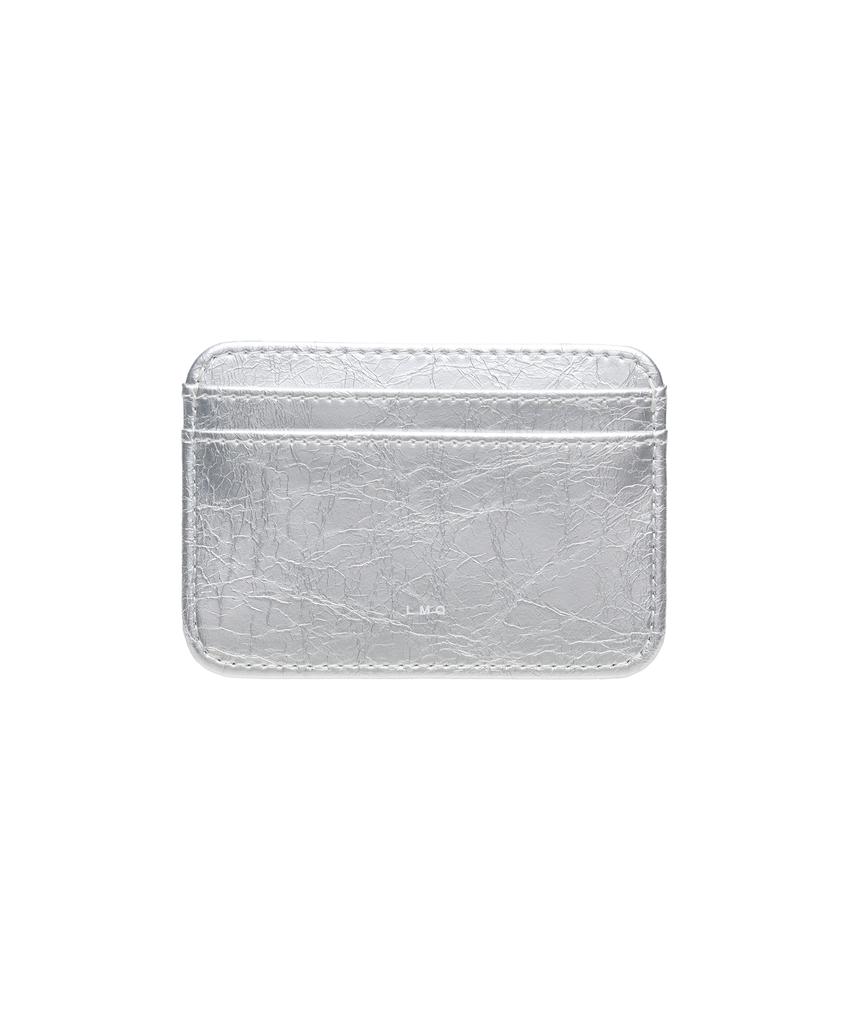 Lemasque Pie Heart Slim Card Holder Silver
