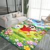Cute Cartoon Crayon Shin-chan Rug, Suitable for Children's Play Areas, Non-slip Floor Mats, Bedrooms, Living Rooms, Sofas, and 1