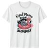 Feral Mama Summer Racoon Flamingo Pool Party TShirt
