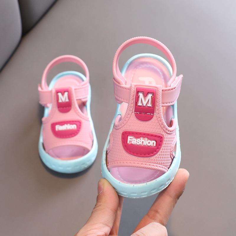 Baby Sandals Newborn Boys Girls Toddler Soft Sole Non-slip Princess Shoes Kids Fashion Casual Beach Sandals