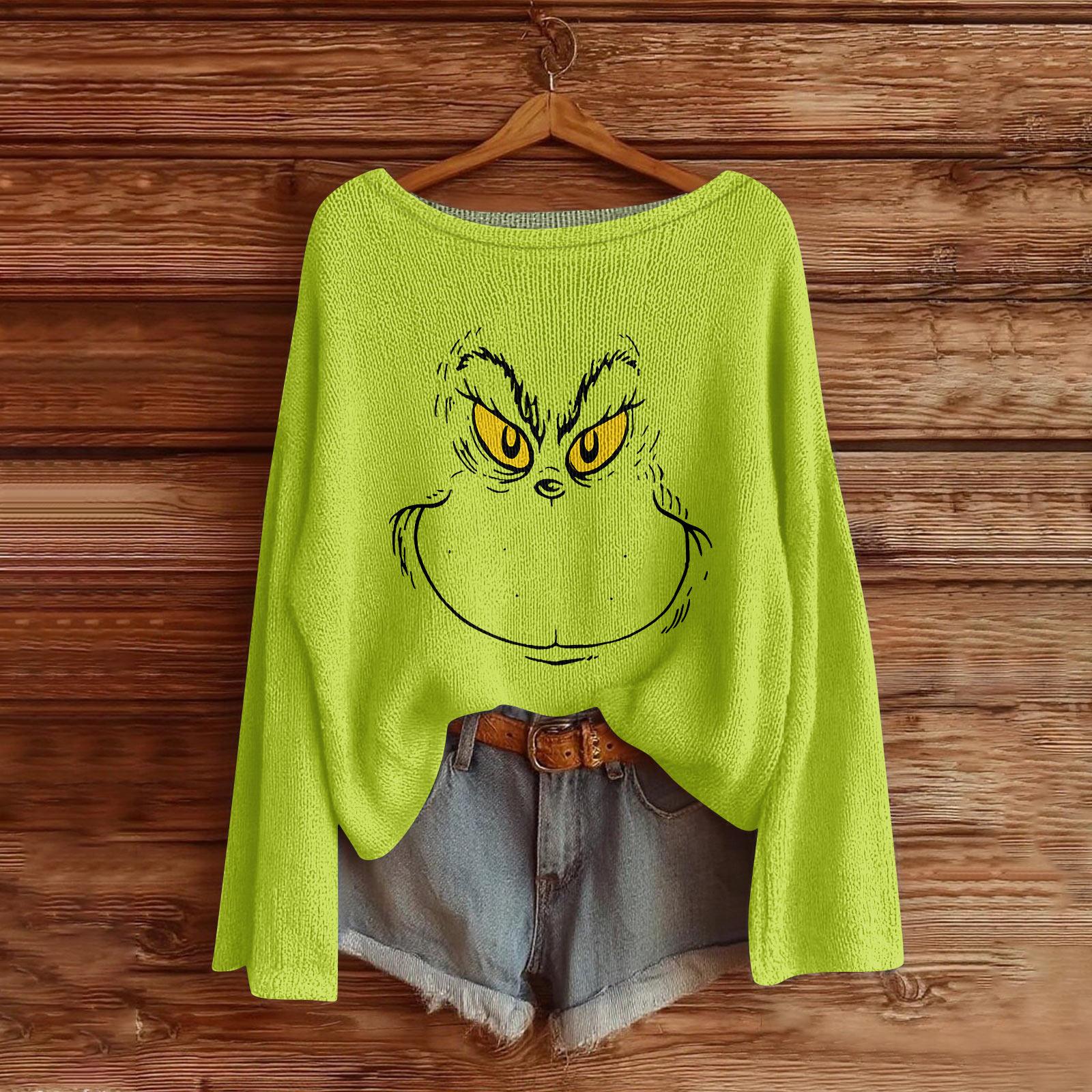 

Женская мода с длинным рукавом, рождественский принт «Снеговик-снежинка», куртка, кардиган XL жёлтый