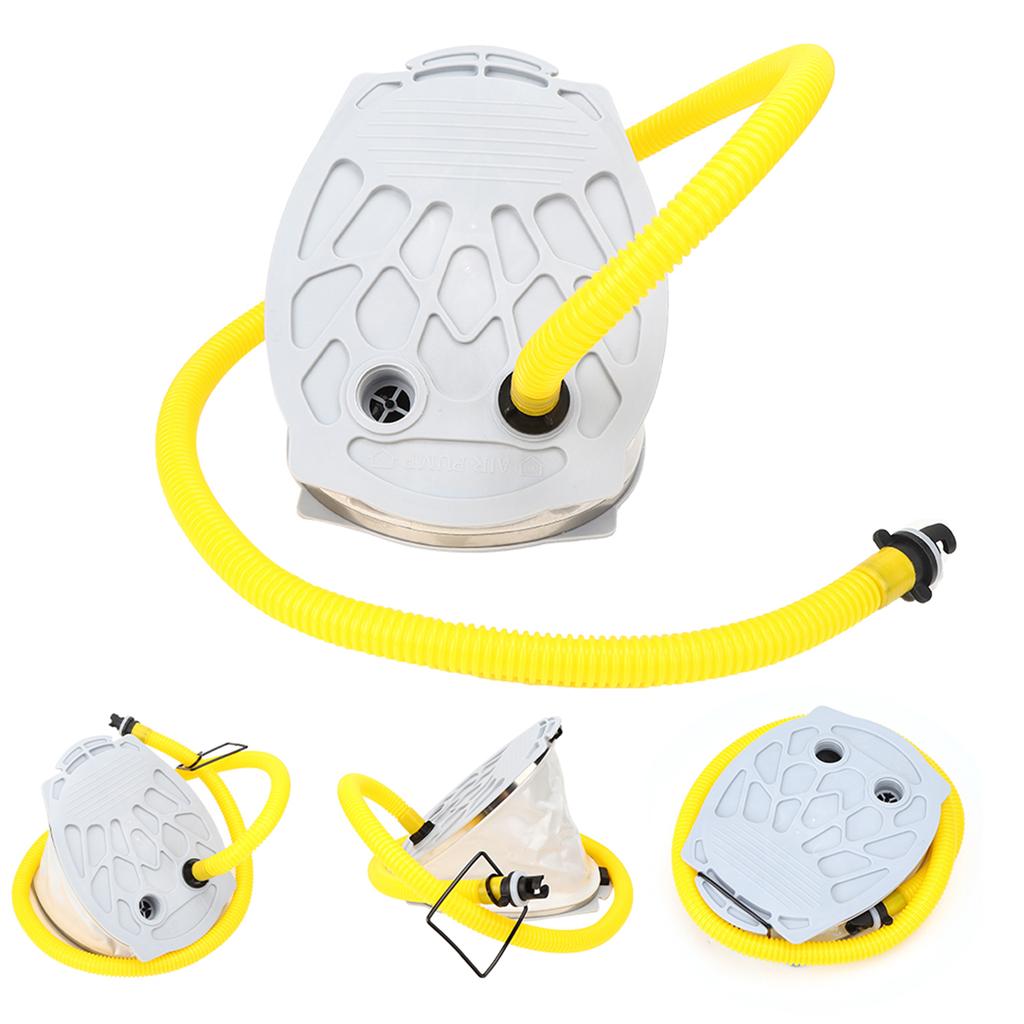 Tragbare Fußluftpumpe Kompakter Kunststoff für das Angeln Aufblasbares Boot Schlauchboot Kajak