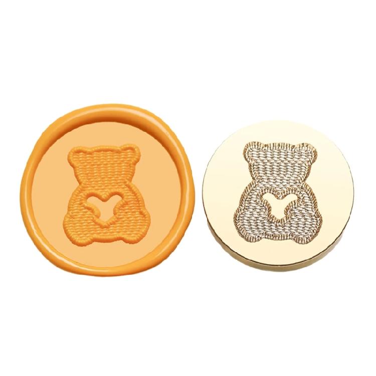 Emboss Wax Seal Stamp Head Removable Sealing Brass Stamp Head for Gift Envelope Invitations Greeting Card Decorations