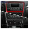 Real Soft Carbon Fiber Interior Center Console Trim For Skoda Octavia 1z3 1z5 A5 2009 2010 2011 2012 2013 Interior Accessories.