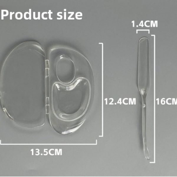 

Многофункциональная складная прозрачная палетка для макияжа, для хранения жидкой основы, поднос для смешивания для визажиста 1PCS
