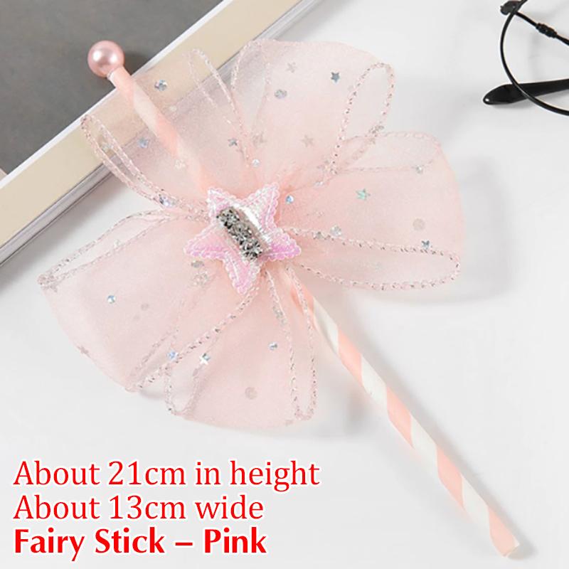 

1Pcs Mesh Fairy Stick Cake Plugin Festival Baking Decoration Plugin Birthday Wedding Decoration розовый
