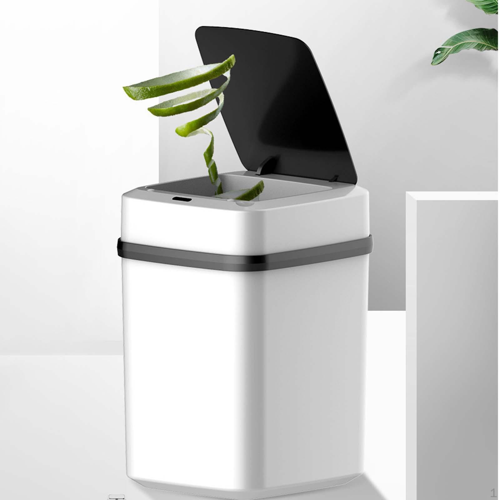 

Automatic Induction Waste Bin for Playroom And Office Use Induction+Button 13L