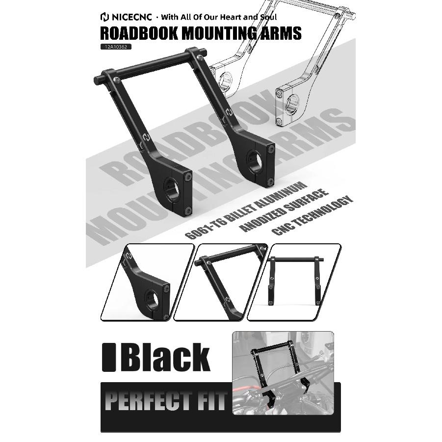 For KTM 690 125-530 SX XC EXC SXF EXCF TPI XCF XCW GPS Navigator Roadbook AMPS Mount Brackets for Husqvarna Beta Sherco GasGas