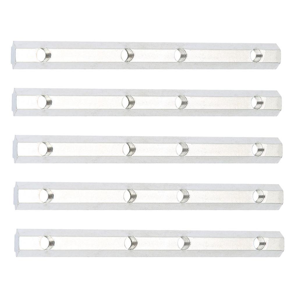 Hliníkový profil Uhlíková ocel Rovný Vnitřní Spojovník Standardní ( 2020 M5 6ks)