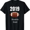 Funny Dad Pregnancy Announcement 2019 Shirt Rookie Baseball