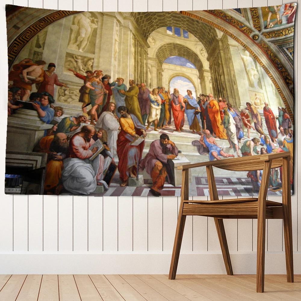 European Faith Christianity Classical God Jesus Christ Tapestry Wall Hanging Blanket Home Decoration Christian Products