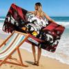 Anime-style character print 2D Flat Print Beach Towel, Large Soft Quick Dry Towel for Beach Camping SwimmingZSTJ0915161