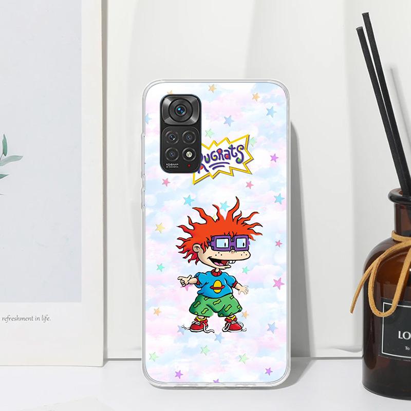 Cartoon R-Rugrat Phone Case For Xiaomi Redmi Note 13 14 12S 11S 10S 12 11E 10 Pro Plus 11T 9S 9 8T 8 7 Art Fundas Back Cover