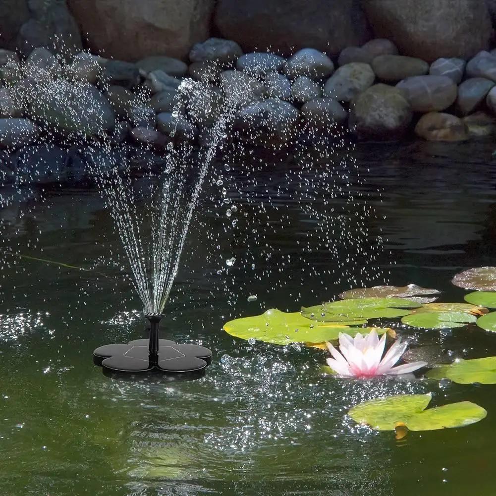 Outdoor Solar Fountain Garden Birdbath Pool Water Fountain Floating Fountain Garden Decoration  Outdoor Fountain