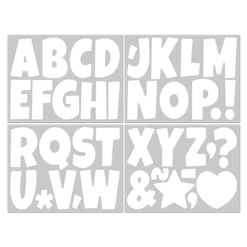 Креативные 4-дюймовые наклейки с буквами, красочные виниловые наклейки с алфавитом, водонепроницаемые английские буквы, наклейки для доски объявлений, доска белый