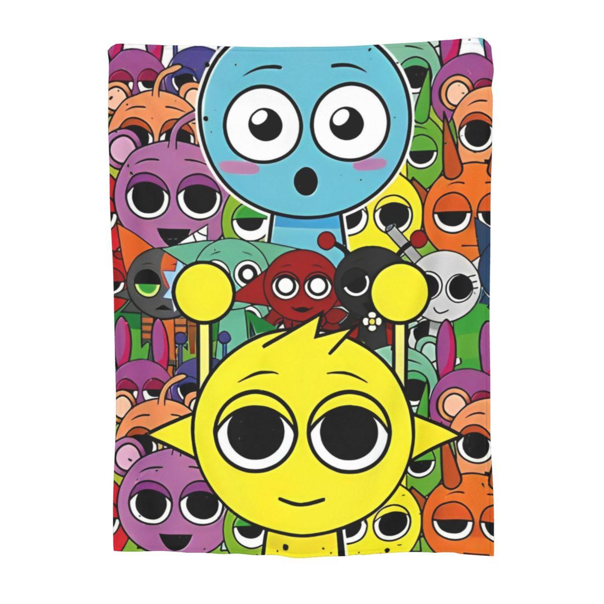 

Одеяло Sprunki Супермягкие Теплые Пледы для Дивана Разные Размеры Покрывала 30x40in