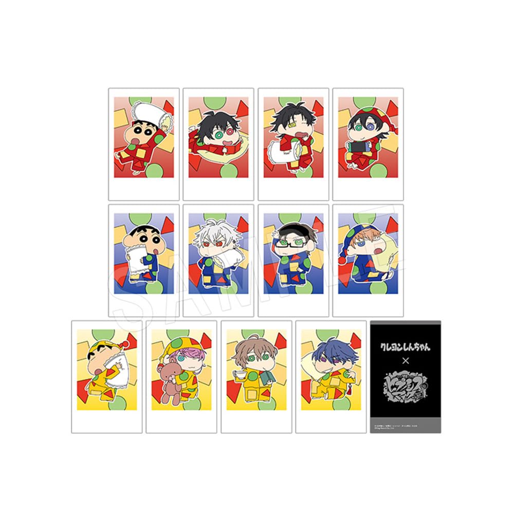 Crayon Shin-chan X Hypnosis Mic Division RapBattle Polaroid Shot Collection Type A 12-Piece Box