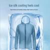 Men's Summer Ice Silk Sun Protection Jacket - Lightweight, Stylish, Outdoor Hooded Raincoat