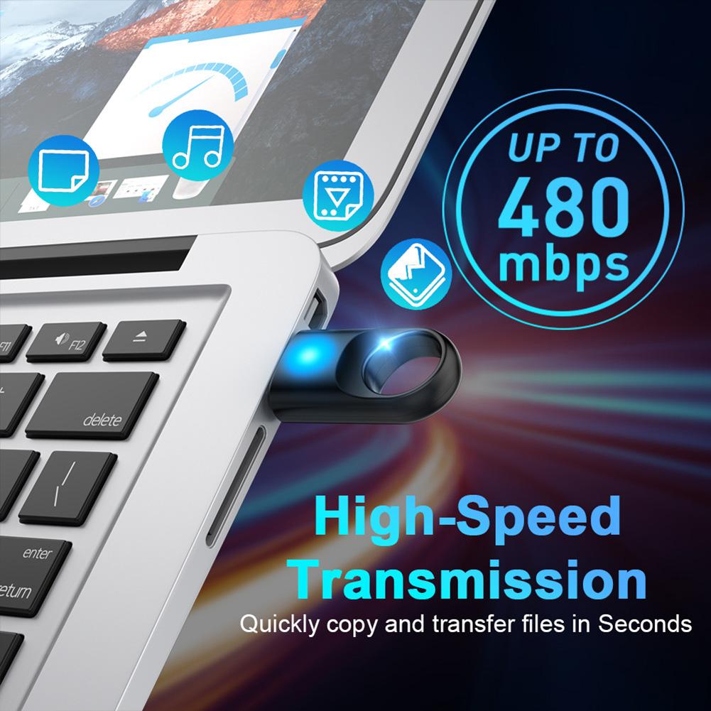 SD Card Reader High Speed USB 3.0 Memory Card Reader Adapter for PC/Laptop/Smart Phone/Driving Recorder