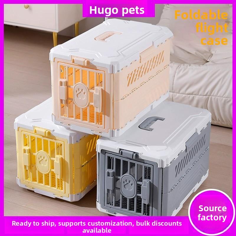 Transportín plegable para mascotas, bolsa de viaje portátil para perros y gatos, caja de transporte