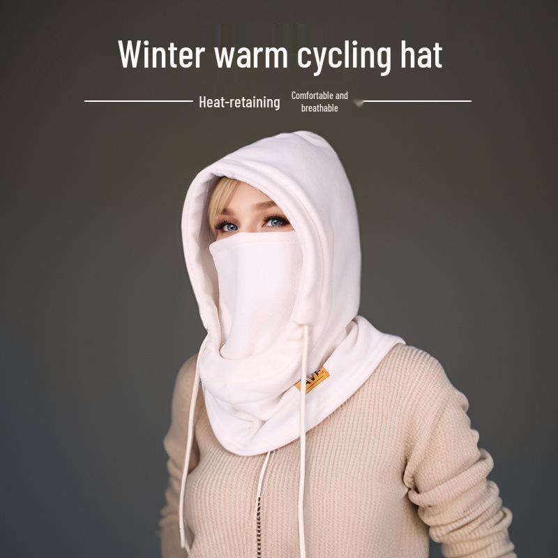 Unisex Windproof Neck Gaiter & Hat: Winter Warmth for Biking, Skiing, and Cycling