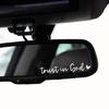 20pcs Trust In God Mirror Decals Spiritual Car Window Stickers Trust In God Rearviews Decals Car Spare for Car Mirrors