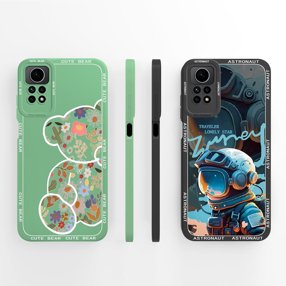 Für Xiaomi Redmi Note 12 Pro 4G 5G Hülle Einzigartig Vollschutz Flüssigsilikon Anti-Schock Abdeckung Für Redmi Note12 Pro 12Pro Funda