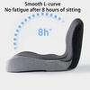 Memory Foam Seat Cushion with Back Support, L Shaped Car Office Chair Pad, Integrated Lumbar And Seat Cushion for Driving Desk