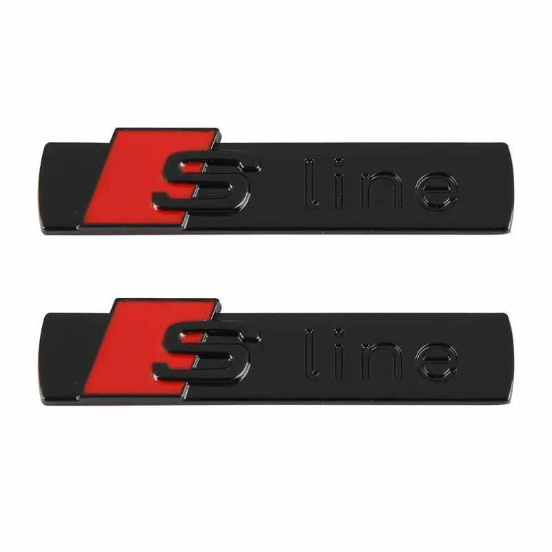 New Auto Accessories Suitable For 0cypd A4 2008-2017 Car Logo 4 Ring Front Grille Badge Rear Emblem Quattro Sline Sticker cypd0