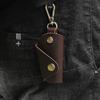 Genuine Leather Mini Key Bag Minimalist Pocket Keychain Case Fashion Men Car Key Pouch  Small Gifts