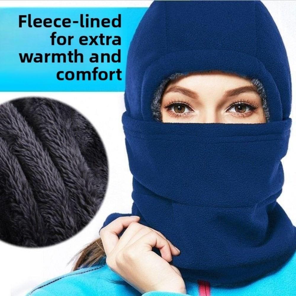 Thick Warm Beanie Hat Multifuction Full Face Mask Fashion Winter Hat Female