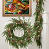 1m Christmas Artificial Norfolk Pine Garlands 1pc Wreaths for Home Decoration Holiday Gift Artificial Pine Branches
